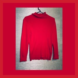 Ralph Lauren red turtleneck